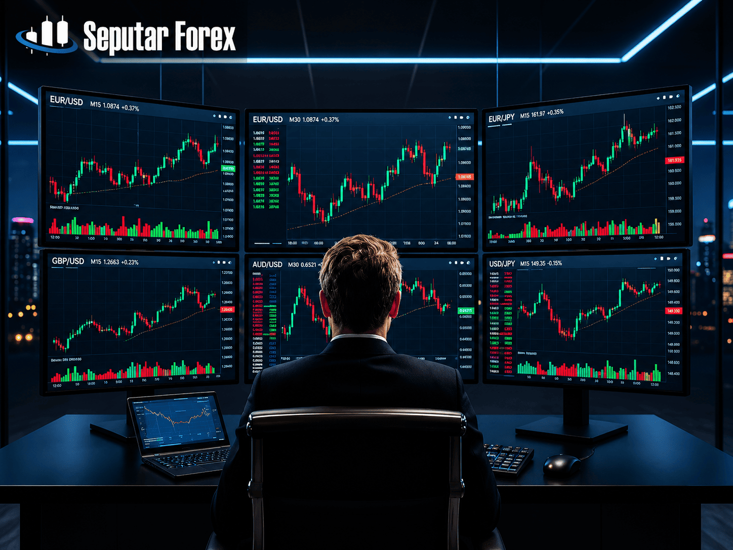 setup-trading-forex-multi-monitor