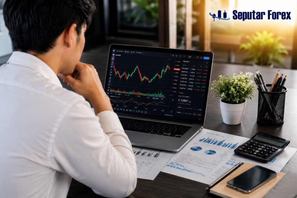 trader-menganalisis-margin-forex